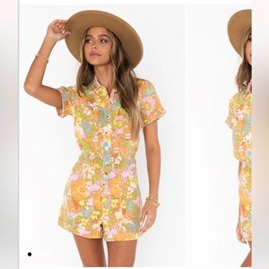 Show Me Your Mumu Cannon Romper, Size Small